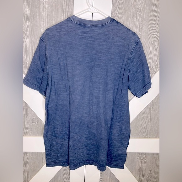 D18.04 Eddie Bauer Men's Legend Indigo Wash Short-Sleeve Pocket T-Shirt M - Picture 2 of 3
